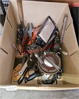 Box Lot of Misc. Tools (garage)
