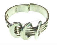 Art Deco Sterling Silver Cuff Bracelet