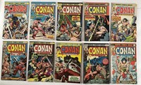 Giant 10 Issue Conan Barbarian Lot Nos.48-57