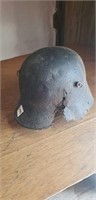 Old metal helmet