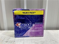 3 Pack Crest 3D White Toothpaste