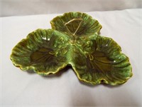 California Pottery 3 Leaf Serving Tray with