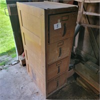 Older Oak File Cabinet- Condition Issues