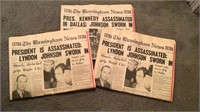 3-1963 Kennedy assassination Birmingham Times