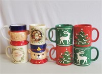 Lot Decorative Christmas Mugs - Wachtersbach