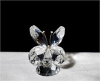 Signed Swarvoski Crystal Butterfly Figurine