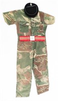 BUSH WAR RHODESIAN CAMO ARMORED COVERALLS & BELT