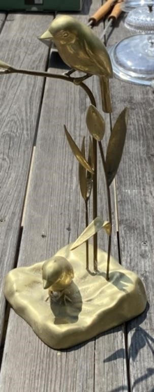 Brass Bird Sculpture