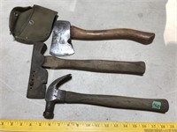 Plumb Hatchets & Hammer