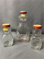 Snowcrest Bear Bank with Bottles