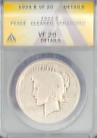 1921 Key Date Peace Dollar