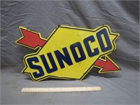 Old New Stock SUNOCO Tin Sign