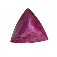 Genuine 0.50ct Trillion Pink Tourmaline