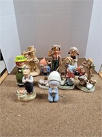 Vtg Porcelain Figurines