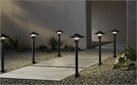 Hampton Bay LED Black Outdoor Path Light Kit