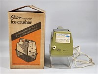 VINTAGE OSTER SNOWFLAKE ICE CRUSHER W/ BOX