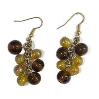 Stylish Beaded Dangle Earrings