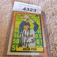 Nolan Ryan - Signed Baseball Card w/COA