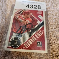 Mike Trout - Signed Baseball Card w/COA