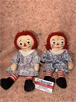 Vintage Raggedy Ann Dolls