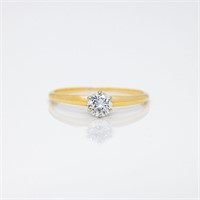 Tiffany & Co 18kt Platinum Diamond Engagement Ring