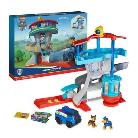 PAW Patrol Lookout Tower Playset with Toy Car Laun