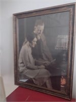 1900's Framed Photo (Famous Couple?)