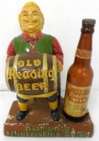 Old Reading Beer Display with Bottle