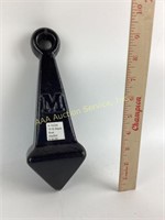 10lb. Black Boat Anchor with embossed M please