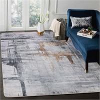 Calore Abstract Area Rug 3.9x5.2ft