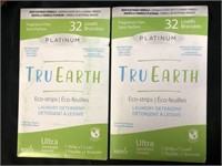 New TruEarth Eco Strips Laundry Detergent x2