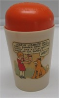 4-1/2" ORPHAN ANNIE OVALTINE SHAKER CUP NICE