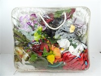 Large Bag of Faux Flowers & Plants