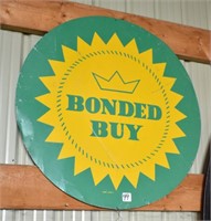 Single Sided Bonded Bug Tin Sign, 28"