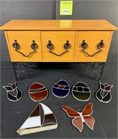 Small Stained Glass Pieces, Small Wall Unit