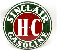 Sinclair Gasoline Glass Globe Face 13.5”