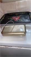 Phone soap electric machine and Painted tv tray
