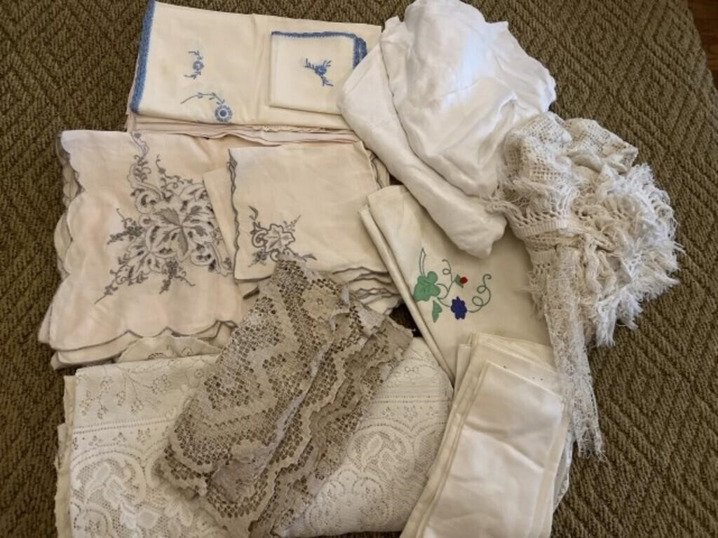 Assorted Hand Crochet & Formal Linens