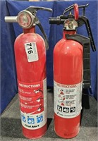 2 Lots 1 ea First Alert Fire Extinguishers