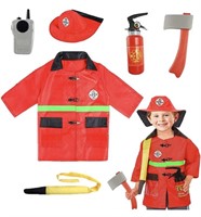 New SATKULL Kids Fire Chief Costume, Halloween