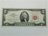 OF) Nice 1963 $2 Red Seal note