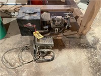 Light, Porter Cable Router Box, Bench Grinder