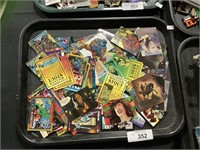 Various Character Trading Cards.