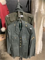 3 Men’s Military Army Jackets, 1 Pair Of Pants.