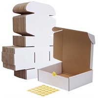 M95  Pemtow 10x8x3 Shipping Boxes 25 Pack White