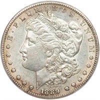 $1 1889-CC PCGS AU50