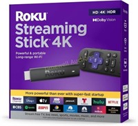 Roku Stick - 4K  Voice Remote  Live TV