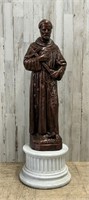 St Francis Statue on Stand