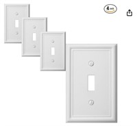 OKAWYC 4 PACK METAL WALLPLATE