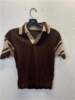 Vintage 1970’s Brown Collared Shirt
